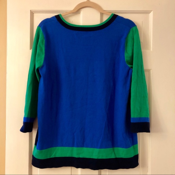 Linea by Louis Dell’Olio Colorblock Sweater/Top - Picture 4 of 4